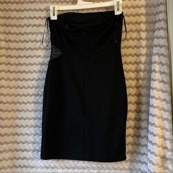 Forever 21 Black Mesh Tube Party Dress - Picture 5 of 6